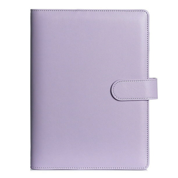 Classic Loose Leaf Ring Binder Notebook Planner Diary quali Cover Notebook U0L7